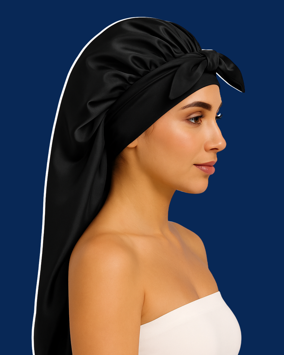 🎁 Bonnet de nuit en soie