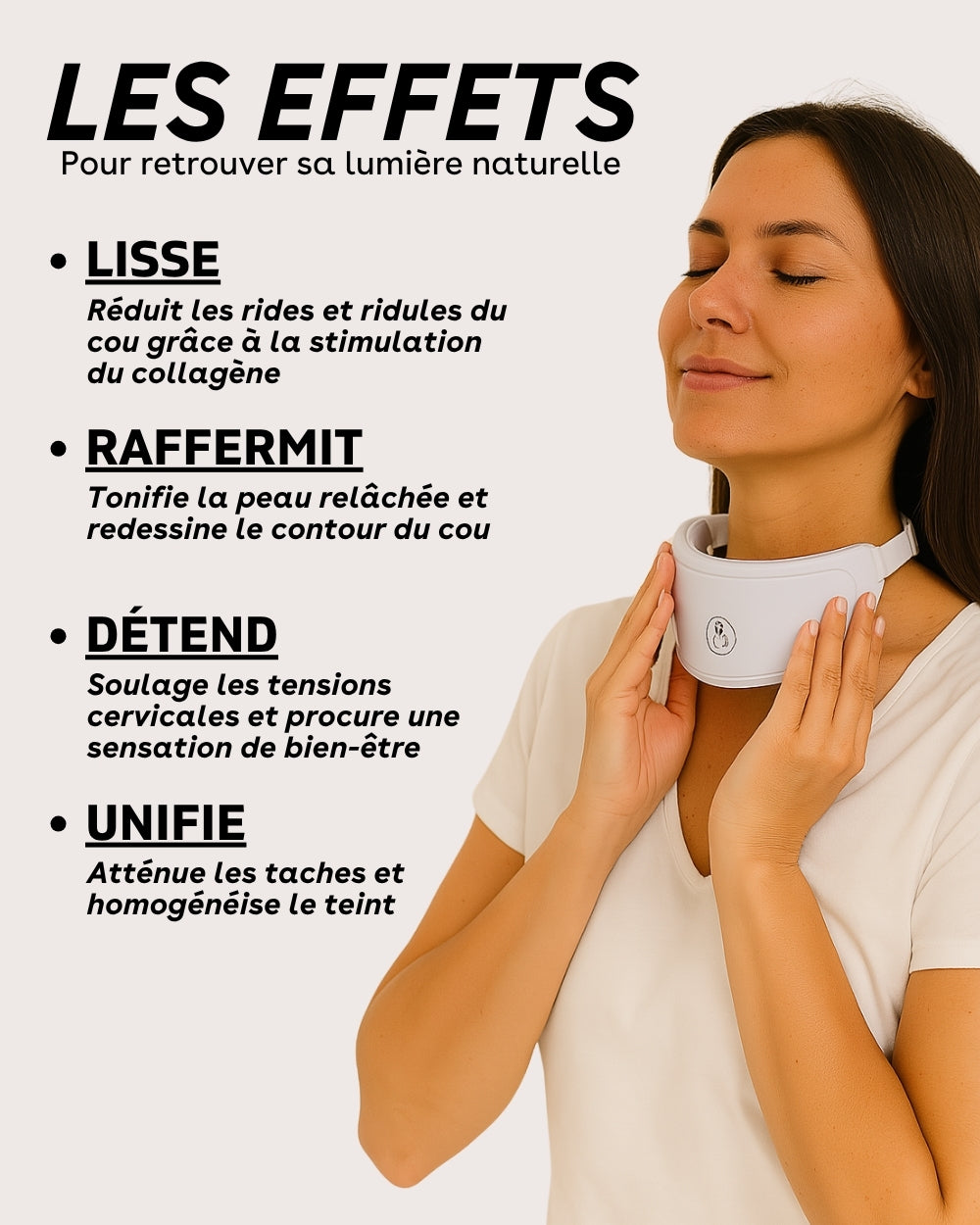 NeckLed – Soin LED pour un cou délicat