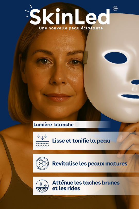 SkinLed - Masque LED pour une peau éclatante