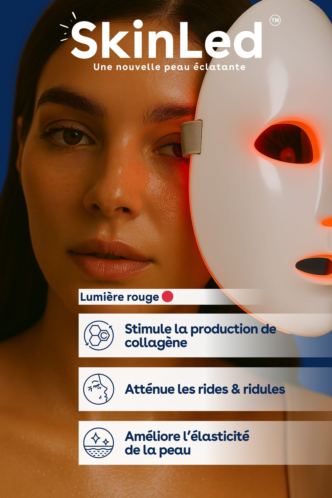 SkinLed - Masque LED pour une peau éclatante