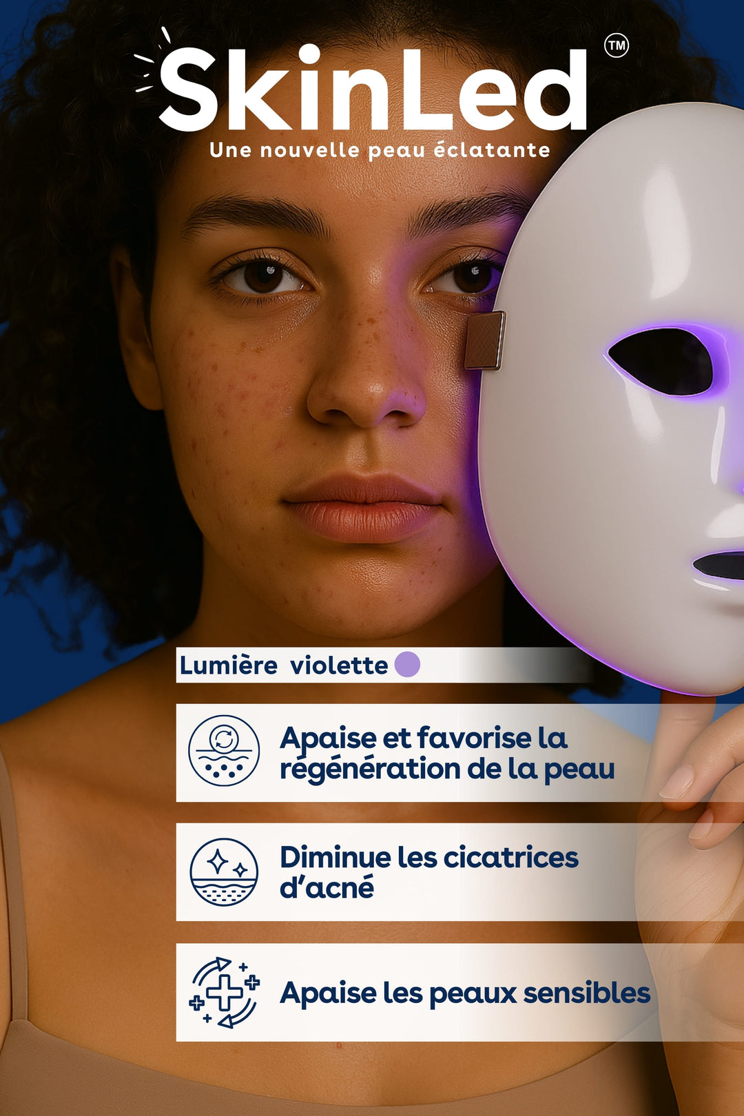 SkinLed - Masque LED pour une peau éclatante